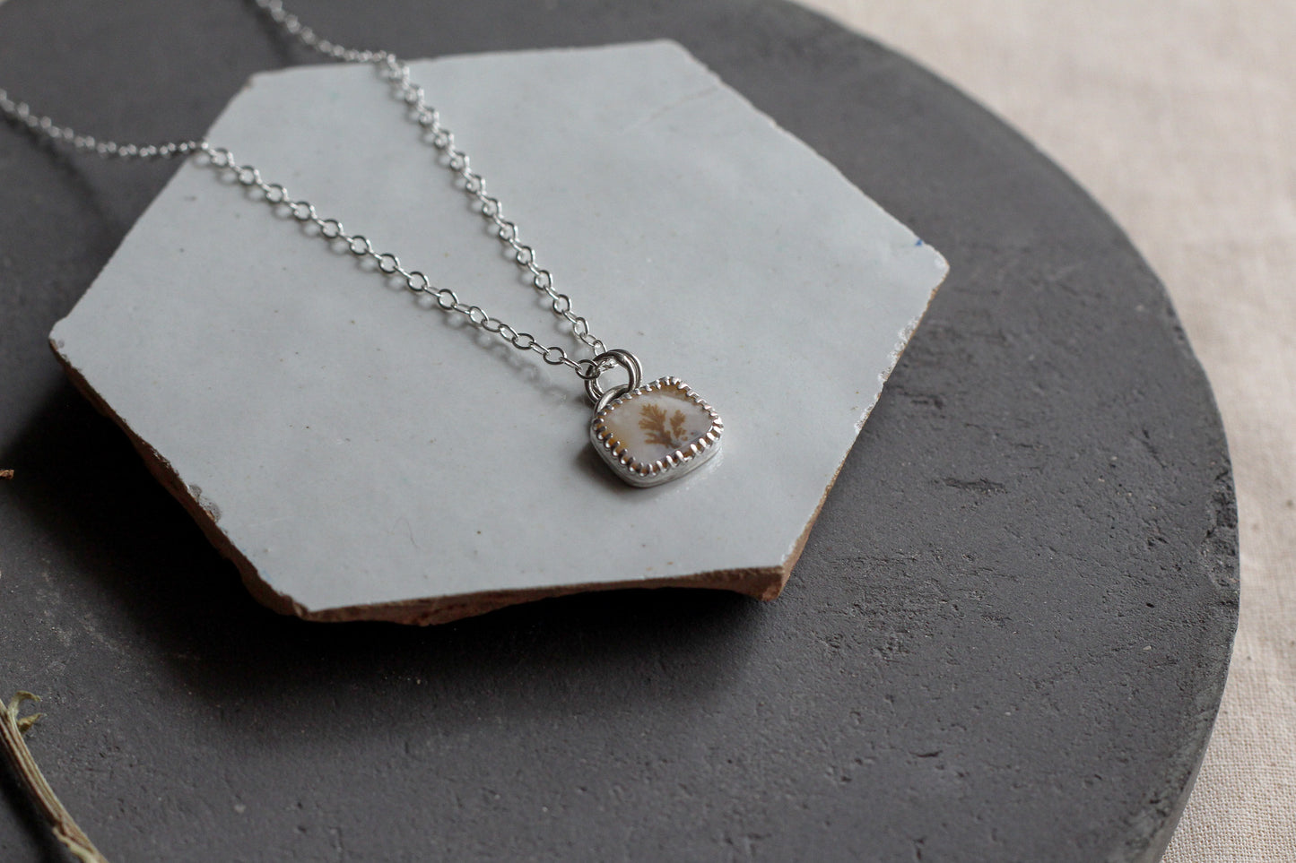 Dendritic Agate Necklace