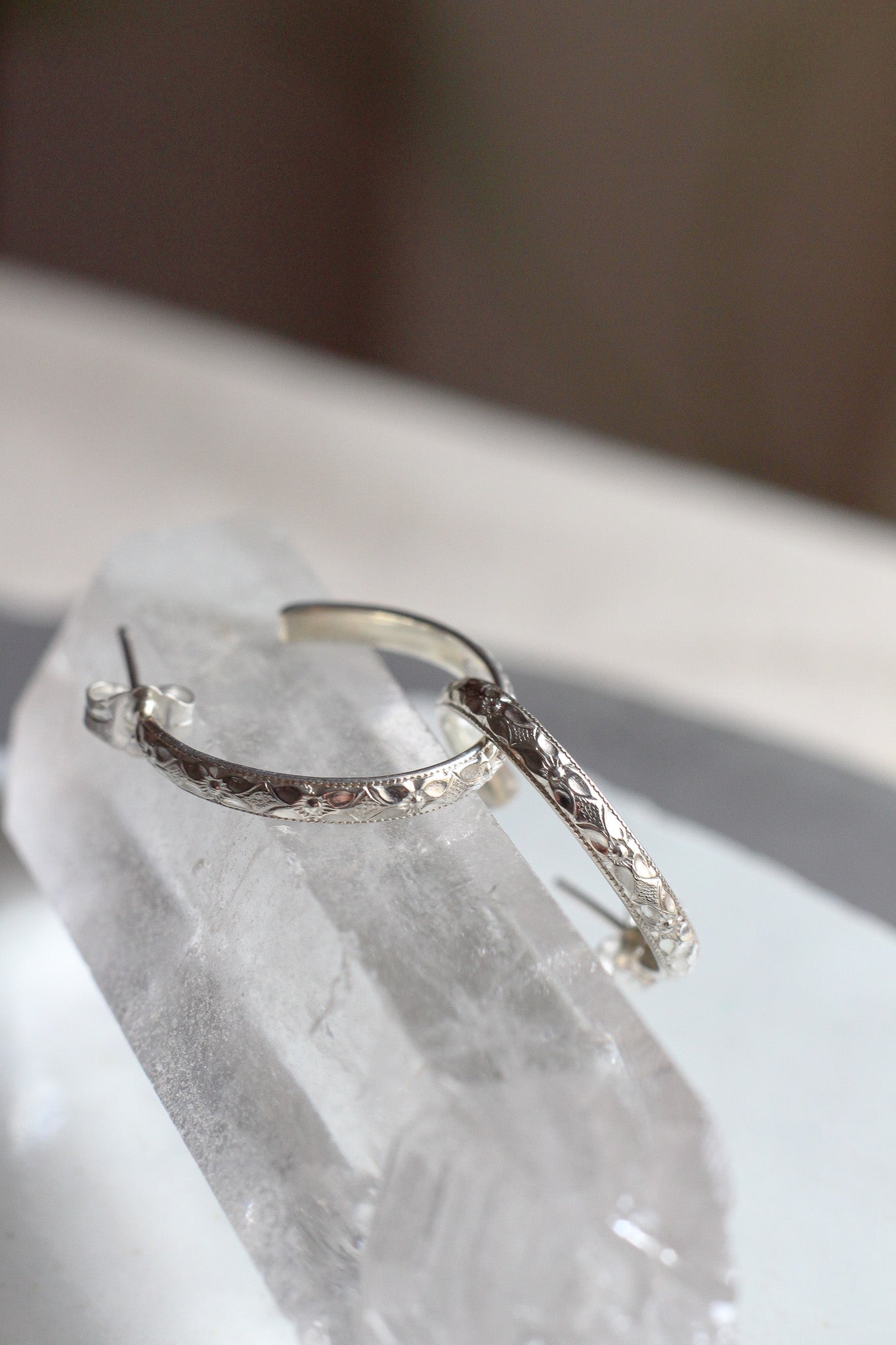 Decorative Hoop Earrings