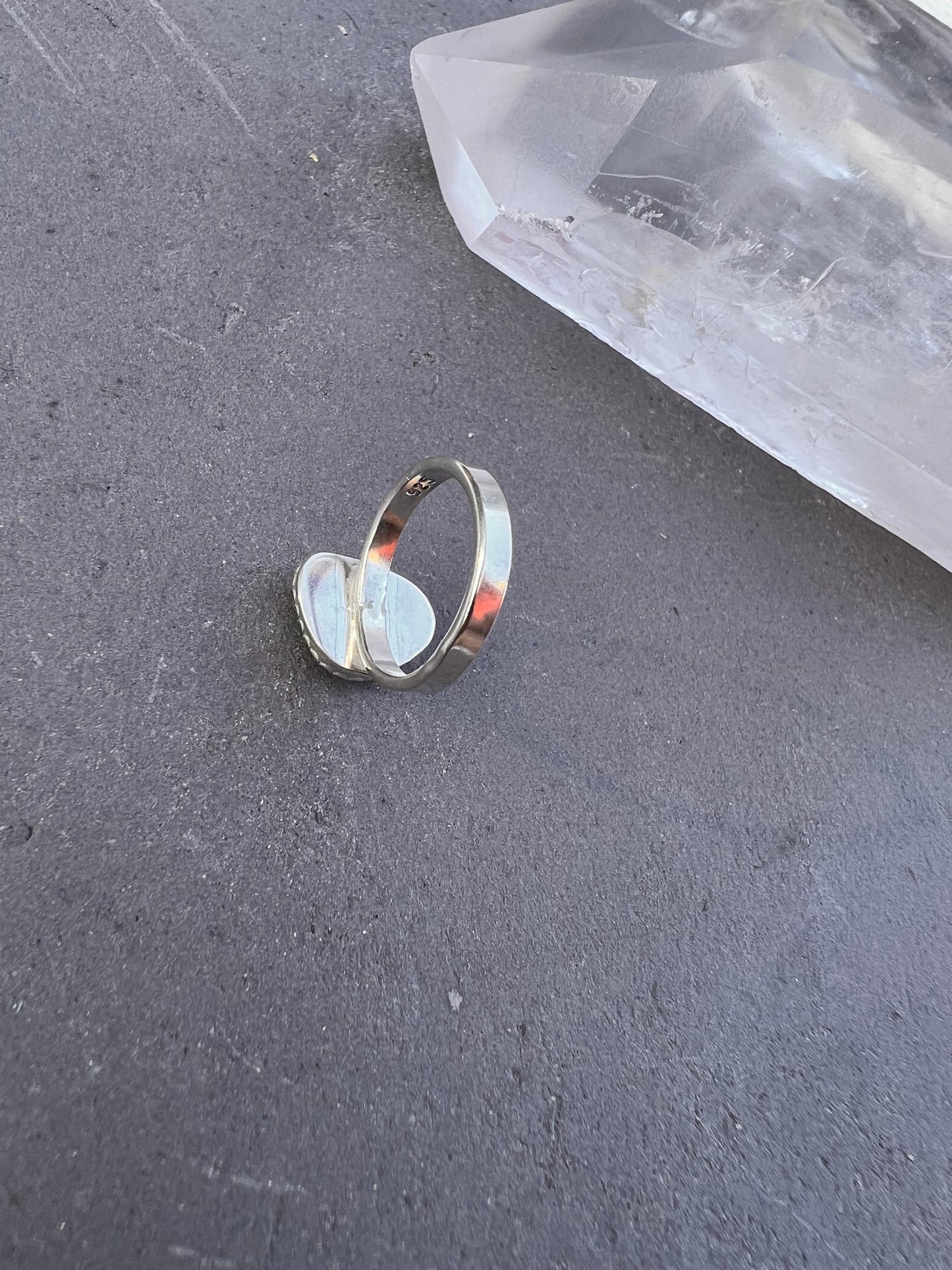 Sonoran Gold Turquoise Ring, Size 4.5