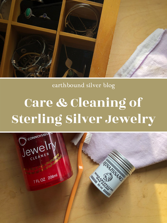 Care & Cleaning Of Sterling Silver Jewelry