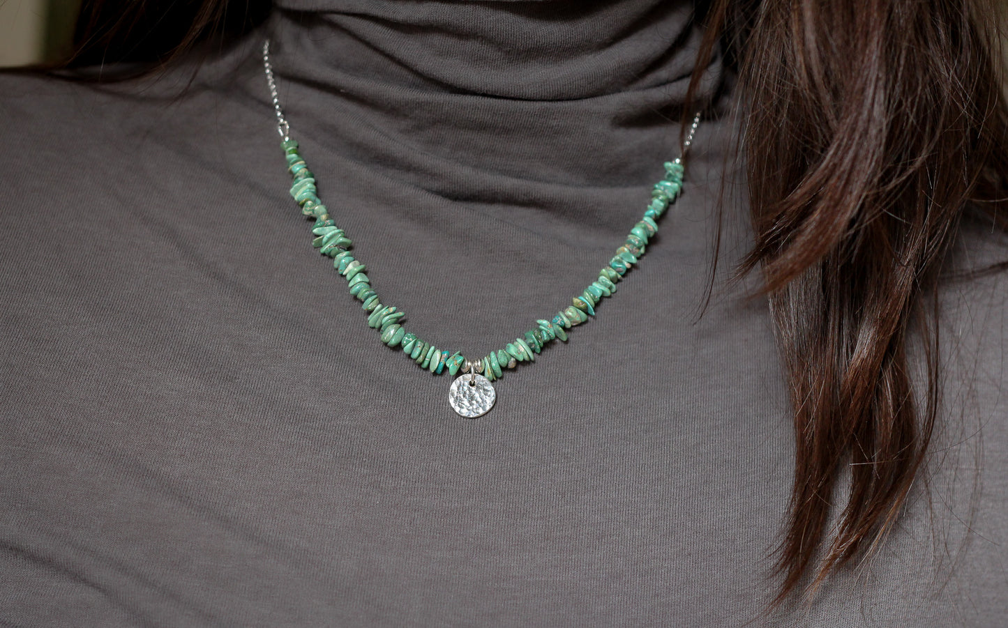 Turquoise Strand // Miss Luna Pendant