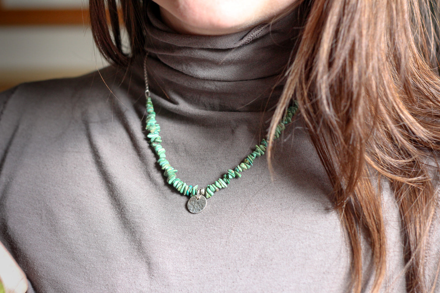 Turquoise Strand // Miss Luna Pendant