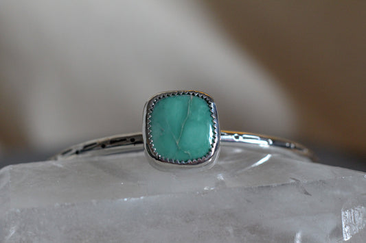 Broken Arrow Turquoise Cuff