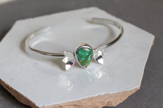 Flower Cuff - Sonoran Gold Turquoise