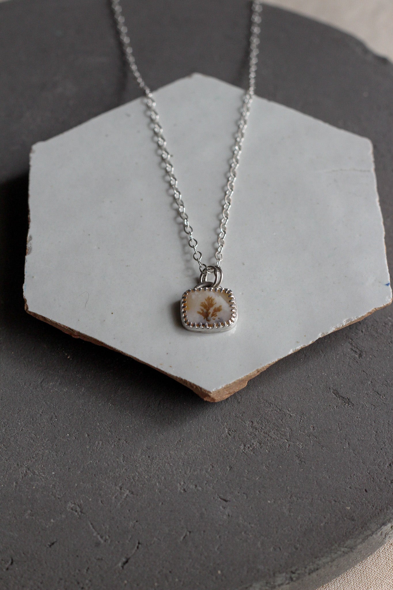Dendritic Agate Necklace