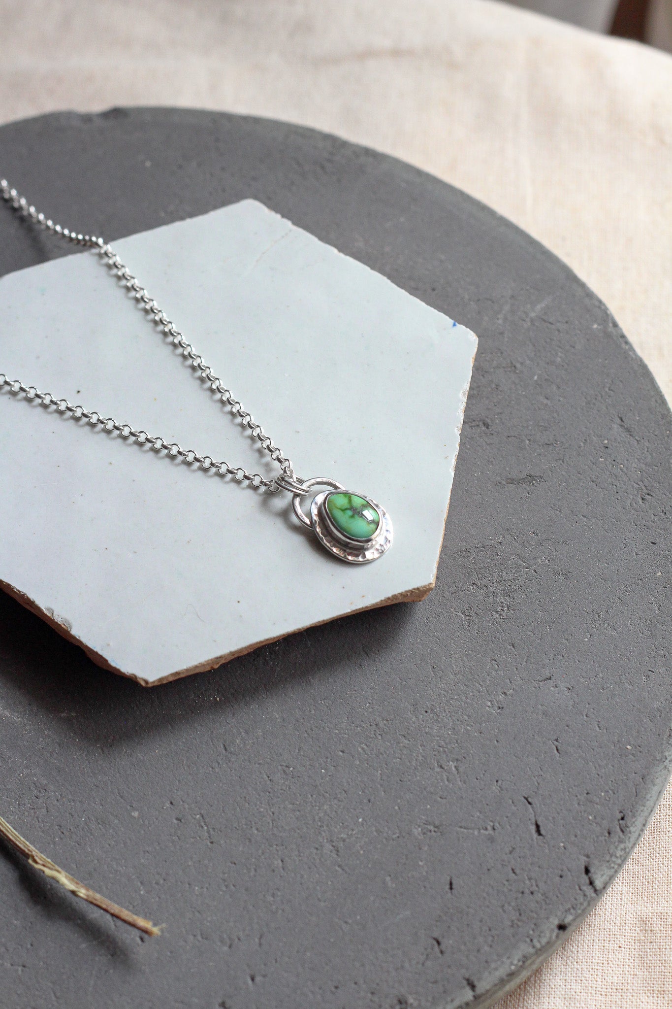 Sonoran Gold Turquoise Necklace
