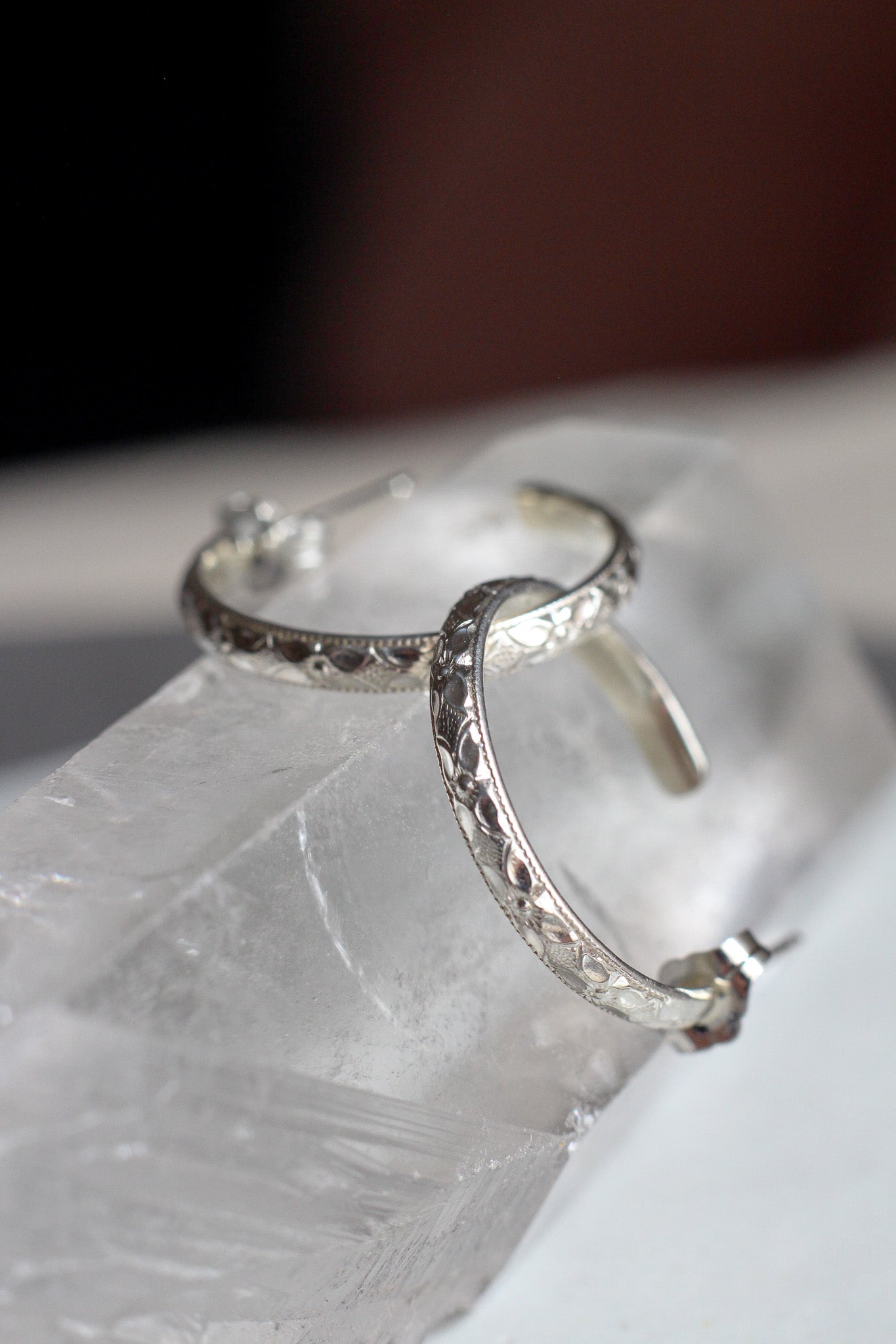 Decorative Hoop Earrings