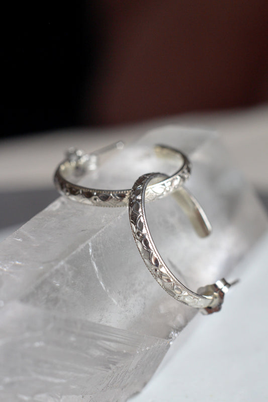 Decorative Hoop Earrings