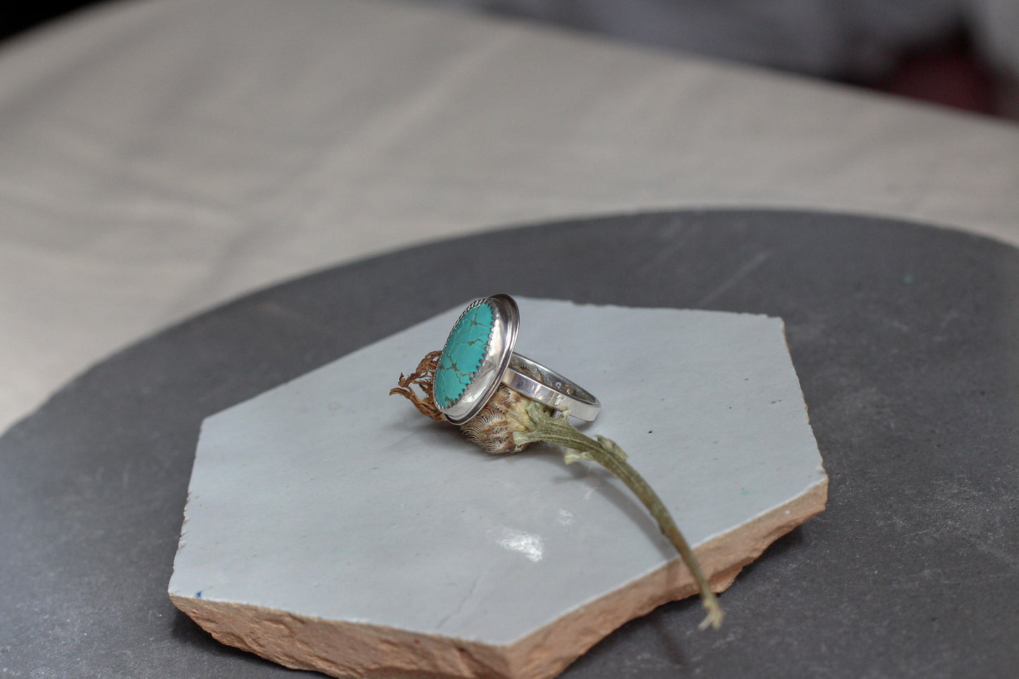 Timberline Turquoise Ring // size 8