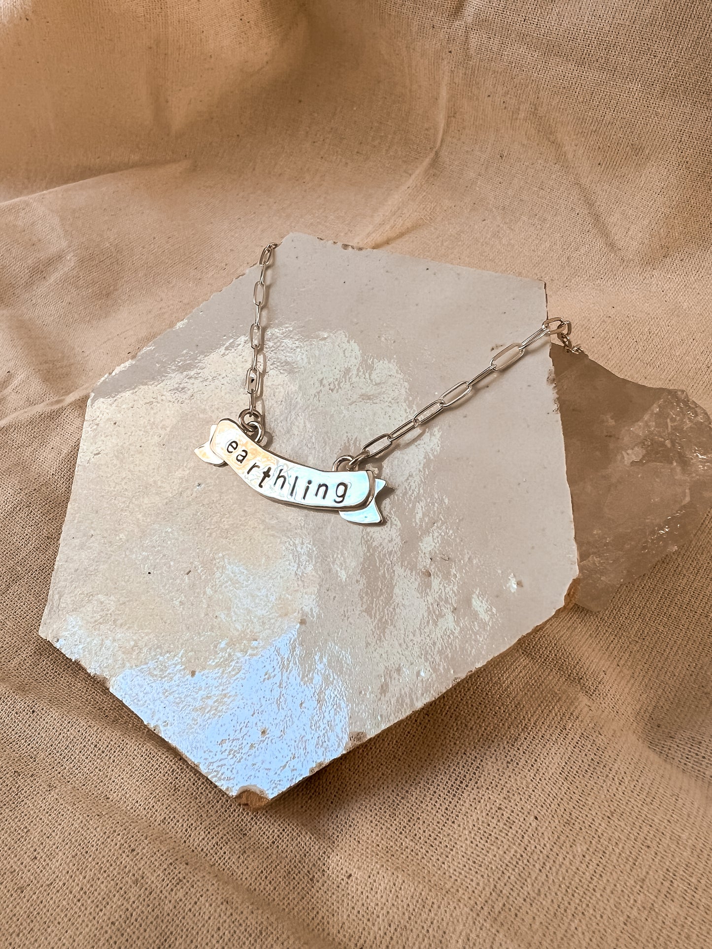 Earthling Banner Necklace