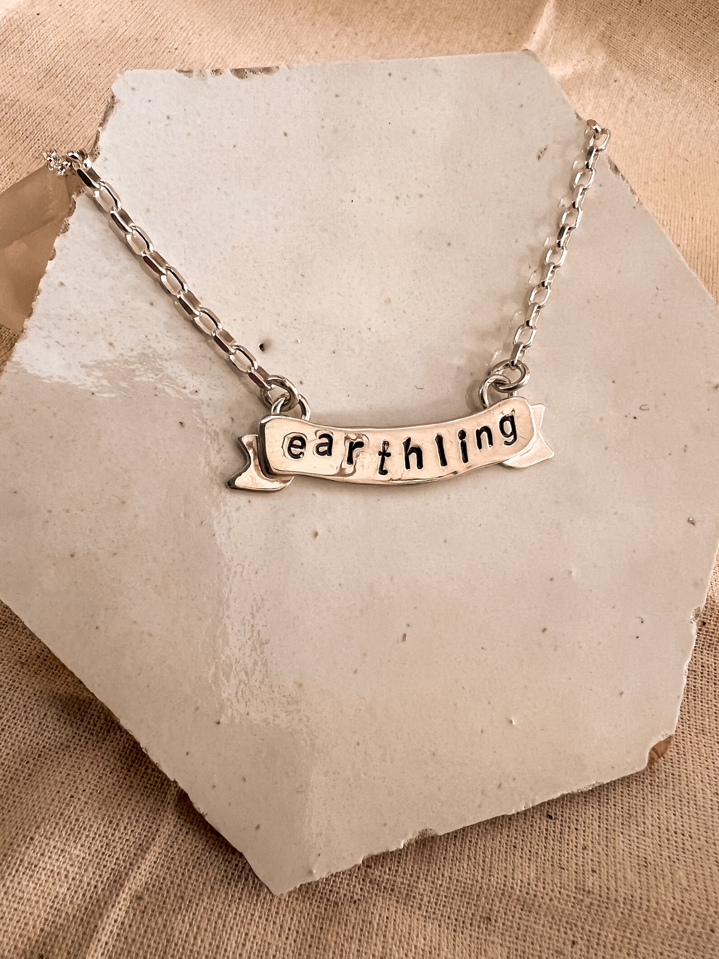 Earthling Banner Necklace