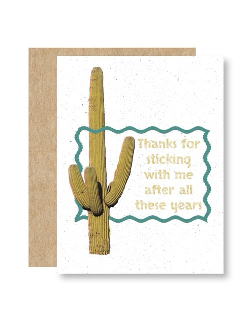Prickly Partner greeting card