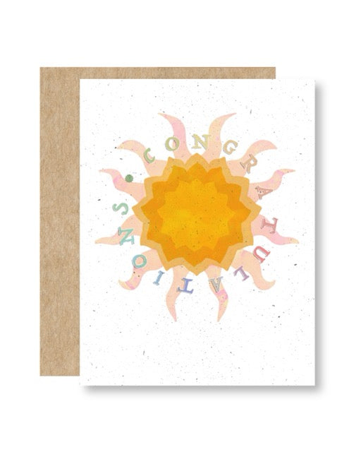 Radiant Sun greeting card