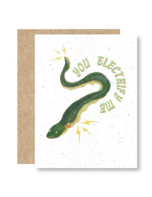 Electrify Me greeting card