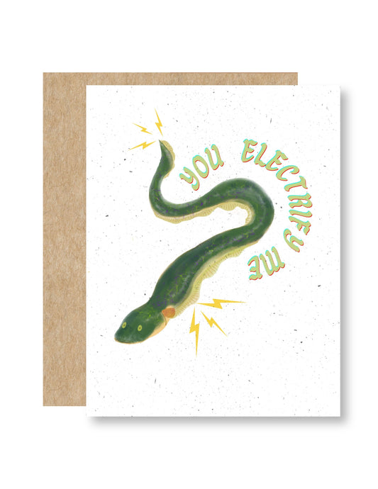 Electrify Me greeting card
